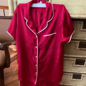 Cabernet ladies satin pajamas
